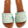 Clearance De Siena St Tropez Sandals Sky Blue