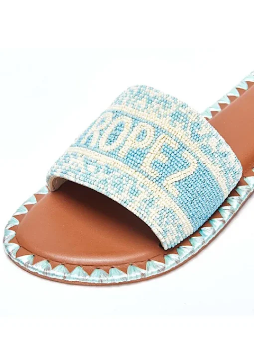 Clearance De Siena St Tropez Sandals Sky Blue