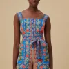 New Farm Rio Stiched Garden Blue Romper