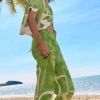 Outlet Seafolly Sunray Beach Trouser Sage SunraySage