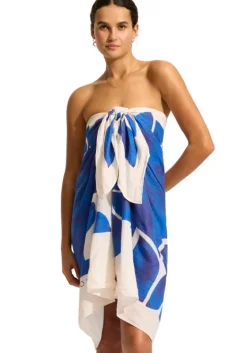 Clearance Seafolly Sunray Sarong Ultramarine SunrayUltramarine