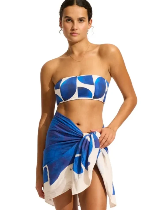 Clearance Seafolly Sunray Sarong Ultramarine SunrayUltramarine