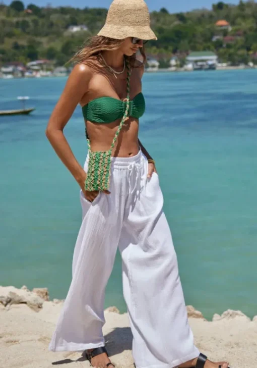 Discount Sea Level Sunset Beach Pant White