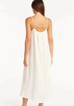 Sale Sea Level Sunset Sun Dress White