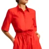 Hot Seafolly Sunside Playsuit Flame
