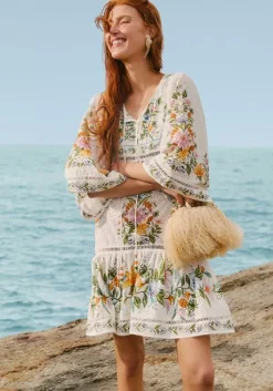 New Farm Rio Sweet Bloom Bouquet Short Dress