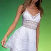 Discount Charo Ruiz Sylvie Mini Dress White