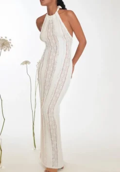New Charo Ruiz Thea Long Dress White