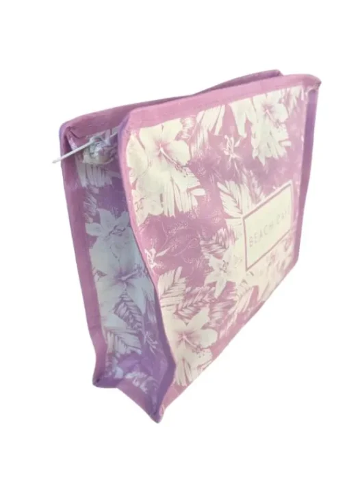 Sale Beach Cafe Tia Beach Pouch Lilac Hibiscus