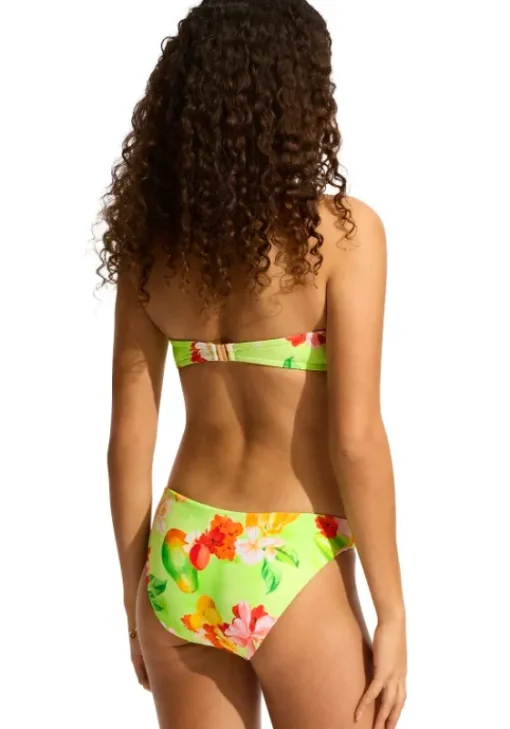 New Seafolly Tropique Bustier Bandeau Bikini AloeGel