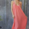 Clearance 9Seed Tulum Beach Dress Strawberry