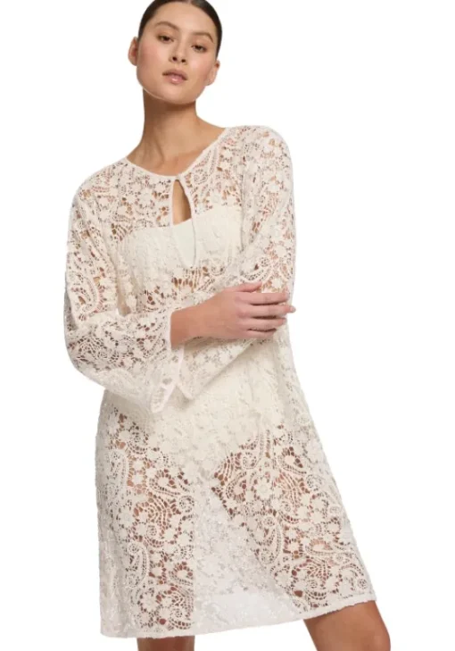 Online JETS Swimwear Velana Lace Kaftan Off White