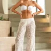 Best JETS Swimwear Velana Lace Trousers Off White