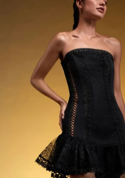 Outlet Charo Ruiz Victoire Dress Black