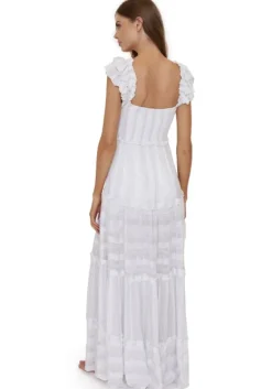 Fashion PQ Swim Victoria Dress White Waterlily
