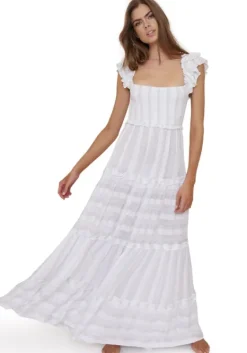 Fashion PQ Swim Victoria Dress White Waterlily