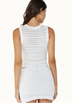 Outlet PQ Swim Crochet Top Waterlily