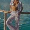 Best PQ Swim Lace Pants Waterlily