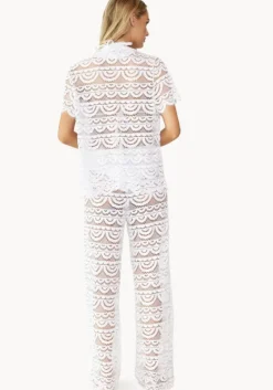 Best PQ Swim Lace Pants Waterlily
