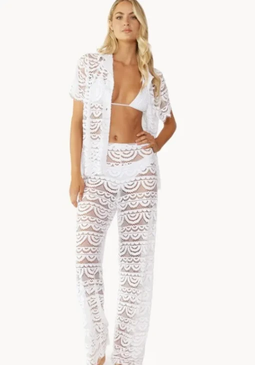 Best PQ Swim Lace Pants Waterlily