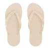 Online Sleepers Wide Strap Flip Flops Eggnog