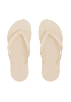 Online Sleepers Wide Strap Flip Flops Eggnog