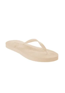 Online Sleepers Wide Strap Flip Flops Eggnog