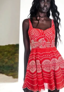Outlet Charo Ruiz Winnie Dress Red Nelum