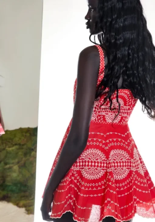 Outlet Charo Ruiz Winnie Dress Red Nelum