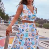 Sale Seafolly Wish You Were Here Crop Top