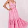 Clearance Sundress Yolanda Dress Pink Gingham