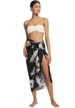 Online JETS Swimwear Zoa Sarong White/Black